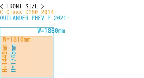 #C-Class C180 2014- + OUTLANDER PHEV P 2021-